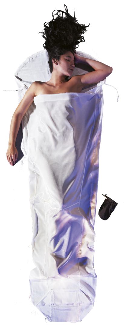 Sac à draps Mummyliner, soie, coton, natural