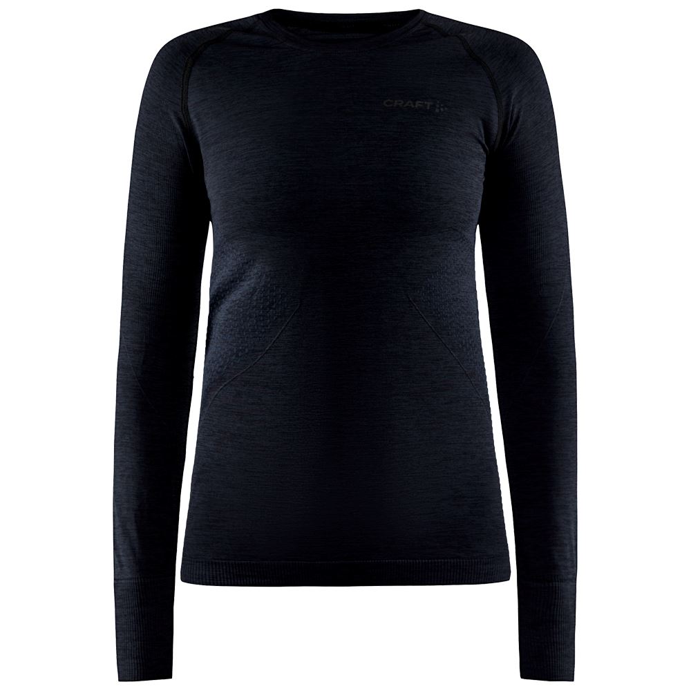 Craft Core Dry Active Comfort Ls Thermoshirt Dames Zwart L