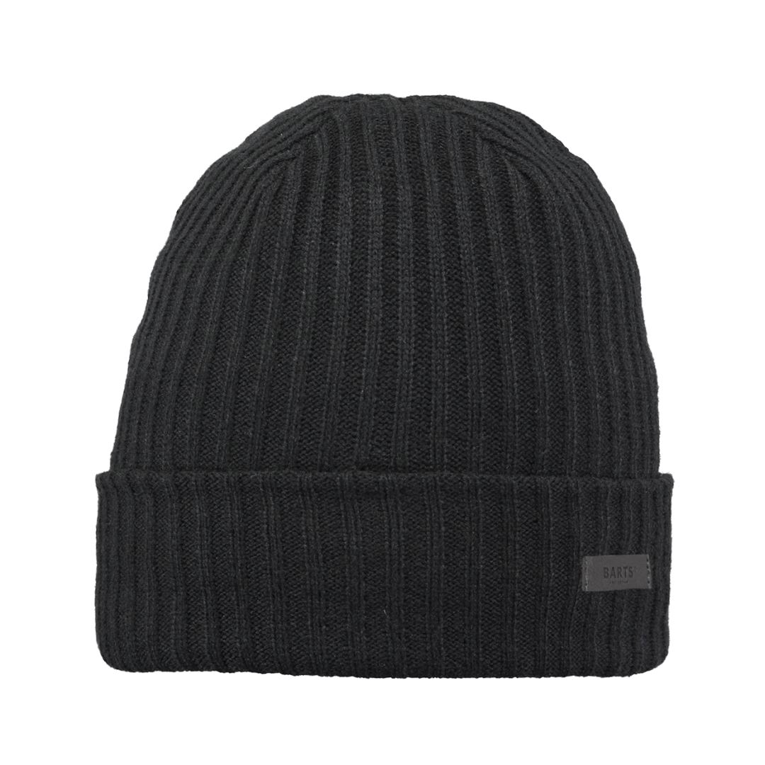 Barts Wilbert Turnup Muts Heren Black one size