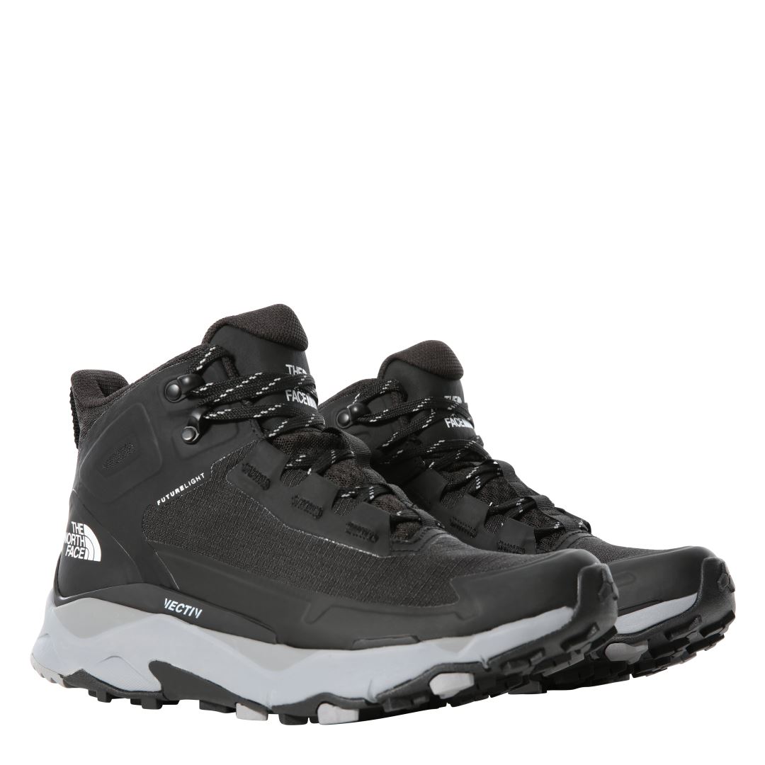 Vectiv Exploris Mid Futurelight Dames Hoge Wandelschoen TNF Black - Meld Grey 44