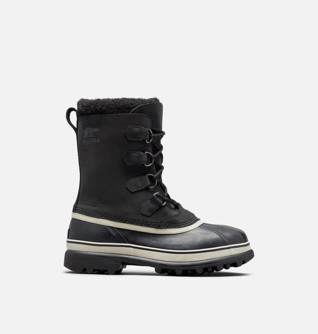 Caribou Wp Heren Sneeuwlaars Black, Dark Stone 15
