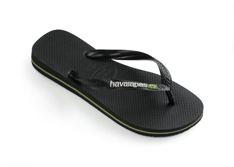 Brasil Logo Slipper Black/Black 728
