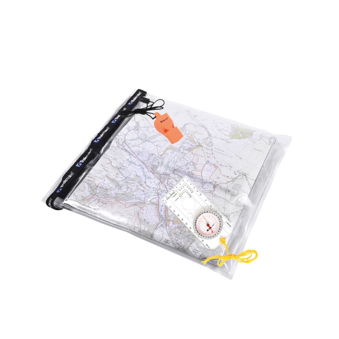 Trekmates Dry Map Case Set Kaarthouder Clear