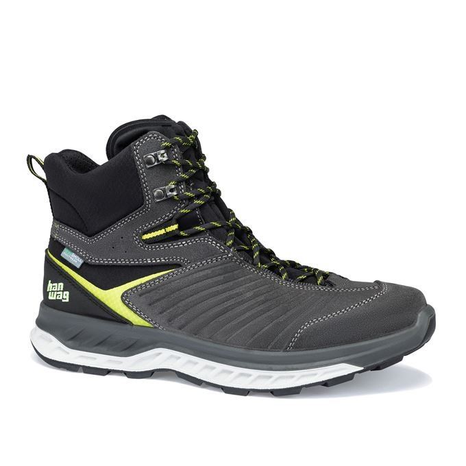Blueridge Es Heren Hoge Wandelschoen Asphalt/Yellow 10
