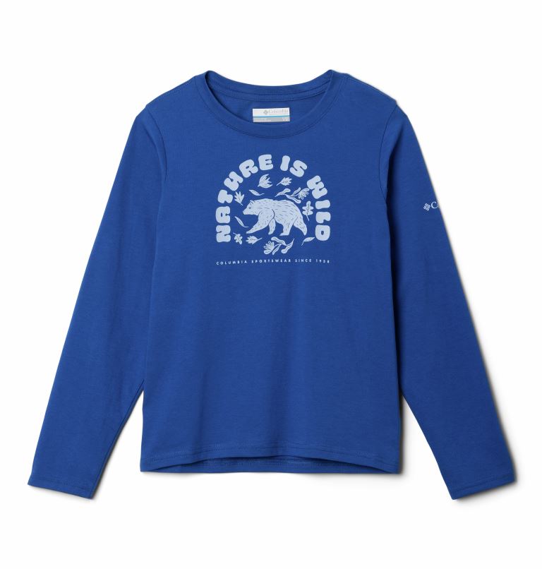 Dobson Pass™ LS Graphic T-Shirt Kinderen Collegiate Navy S