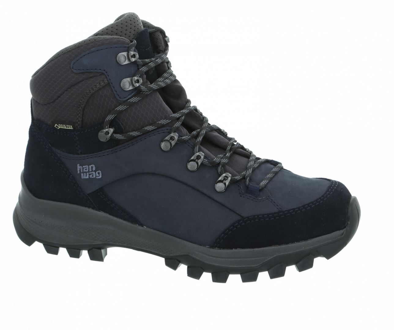 Hanwag Banks Gtx Hoge Wandelschoen Dames Navy/Asphalt 6/39, 5