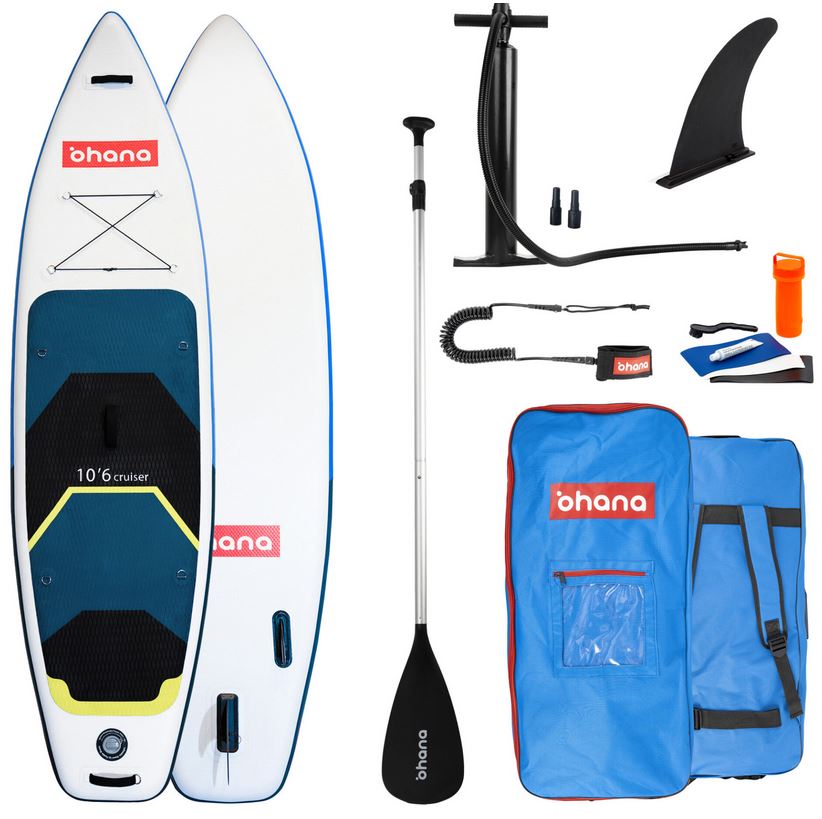 Isup Cruiser Sup Board Blue/Yellow 10'6x32x6