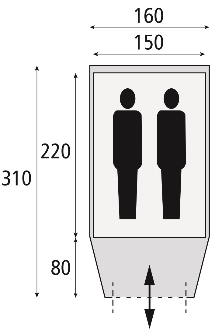 Kenia 160 Tc Tent Beige