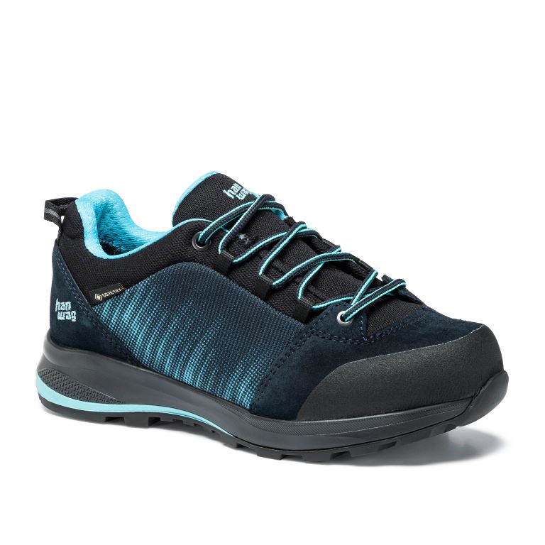 Klarsby Low Bunion GTX Lage Wandelschoen Dames Navy/Sky 5,5