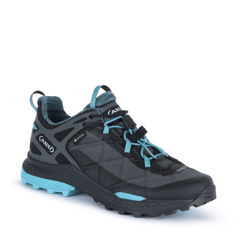 Rocket Dfs Gtx Lage Wandelschoen Dames Black/Turquoise 39,5