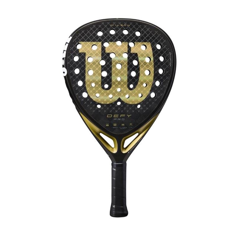Defy Pro V1 Padelracket Black/Gold 4-1/4″