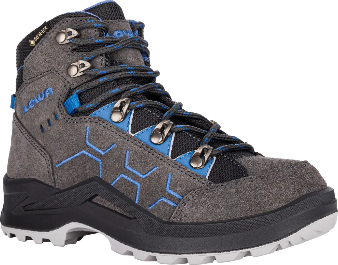 Kody Evo Gtx Mid Junior Hoge Wandelschoen Kinderen Anthracite/Blue 33