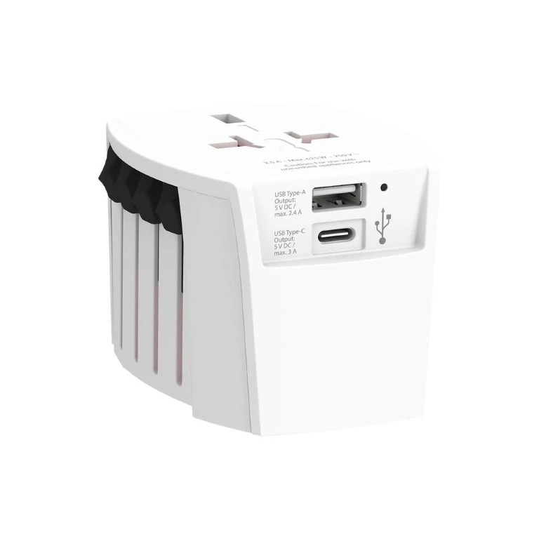 Skross Wereldwijde Reisadapter Muv Usb-a / Usb-c (7640166323709)