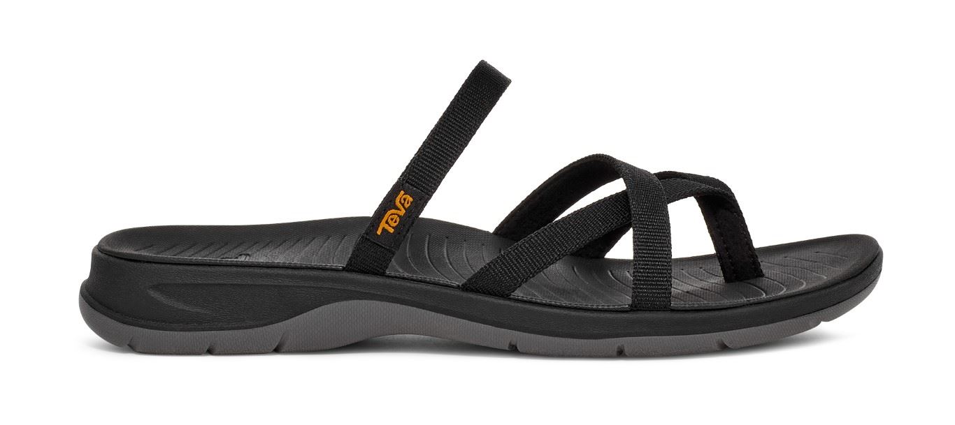 TirraTraveler Flip Slipper Dames Black 12