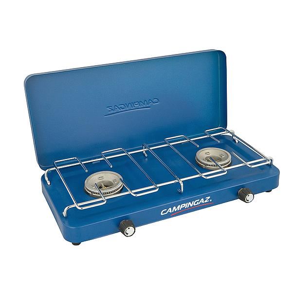 Réchaud à gaz Base Camp Couvercle 2 Brûleurs 2X 1600 Watt Cooker