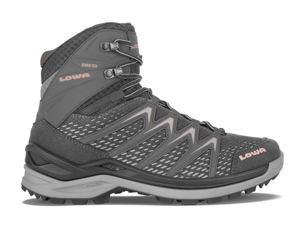 Lowa Innox Pro Gtx Mid Hoge Wandelschoen Dames Anthracite/Rose 5