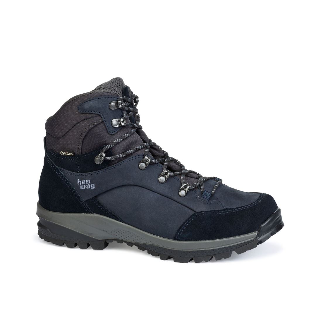 Hanwag Banks Sf Extra Gtx Hoge Wandelschoen Dames Navy/Asphalt 4, 5/37, 5