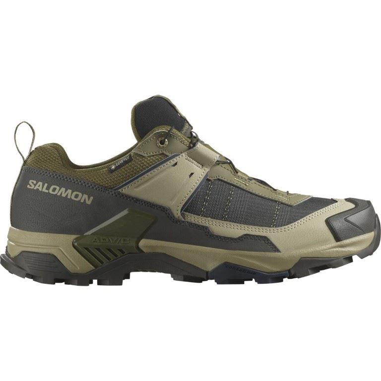 X Ultra 5 Gore-Tex Lage Wandelschoen Heren Martini Olive/Gray Green/Blue Nights 12,5