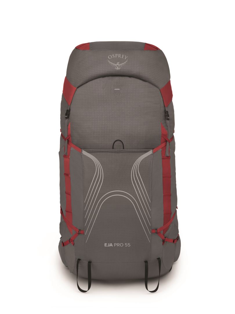 Eja Pro 55 Backpack Dames Dale Grey/Poinsettia Red WXS/S