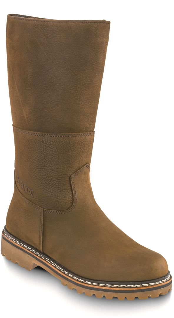 Abtenau Dames Leren Laars Braun 8
