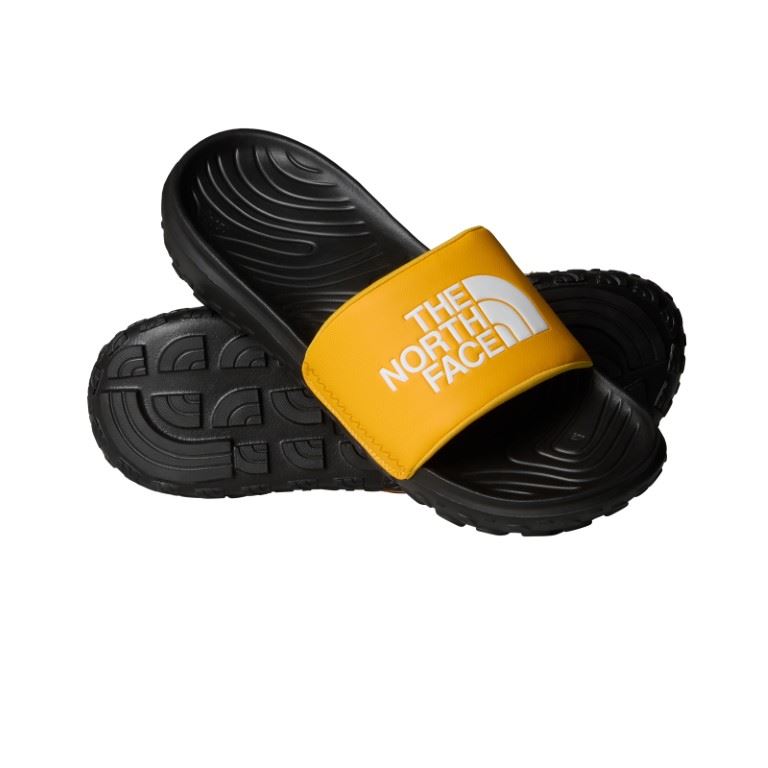 Never Stop Cush Slide Slipper Heren Summit Gold/TNF Black 080
