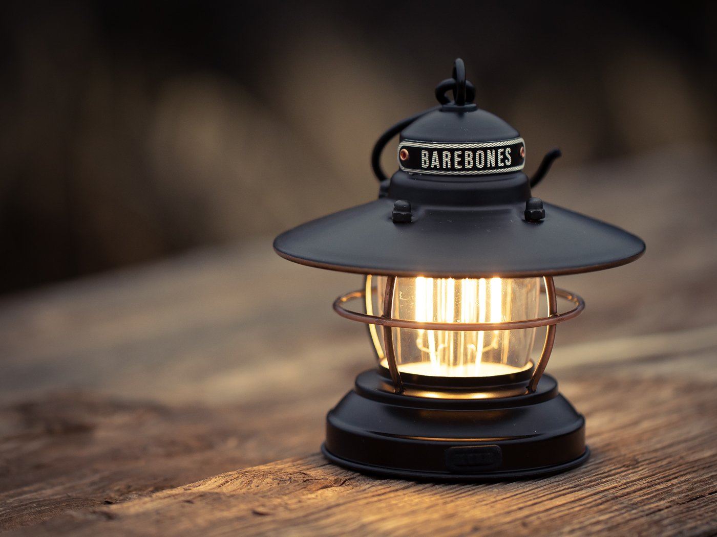 Mini Edison Lantern - Black Tafellamp Zwart