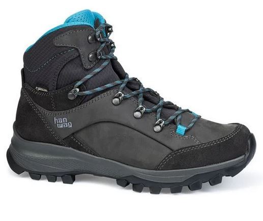 Banks Lady Gtx Dames Hoge Wandelschoen Asphalt/Ocean 8,5/42,5