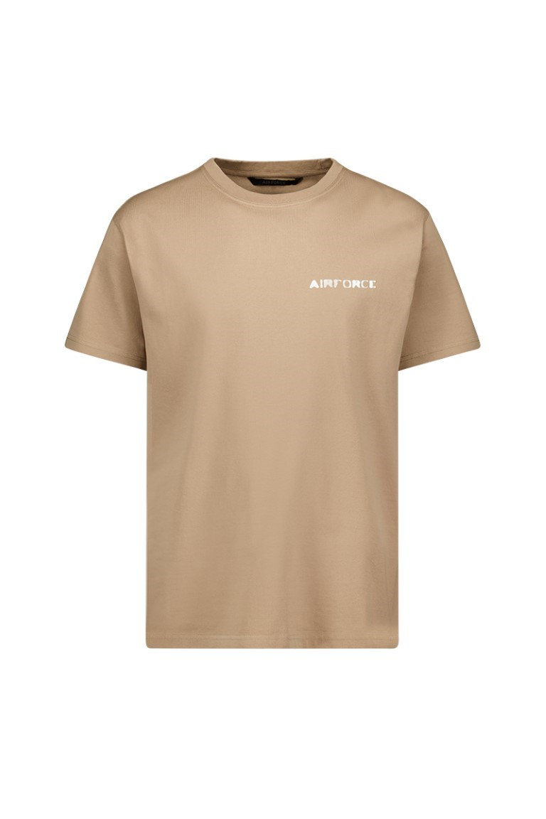Airforce Doubble Led T-shirt Heren Amporah/White M