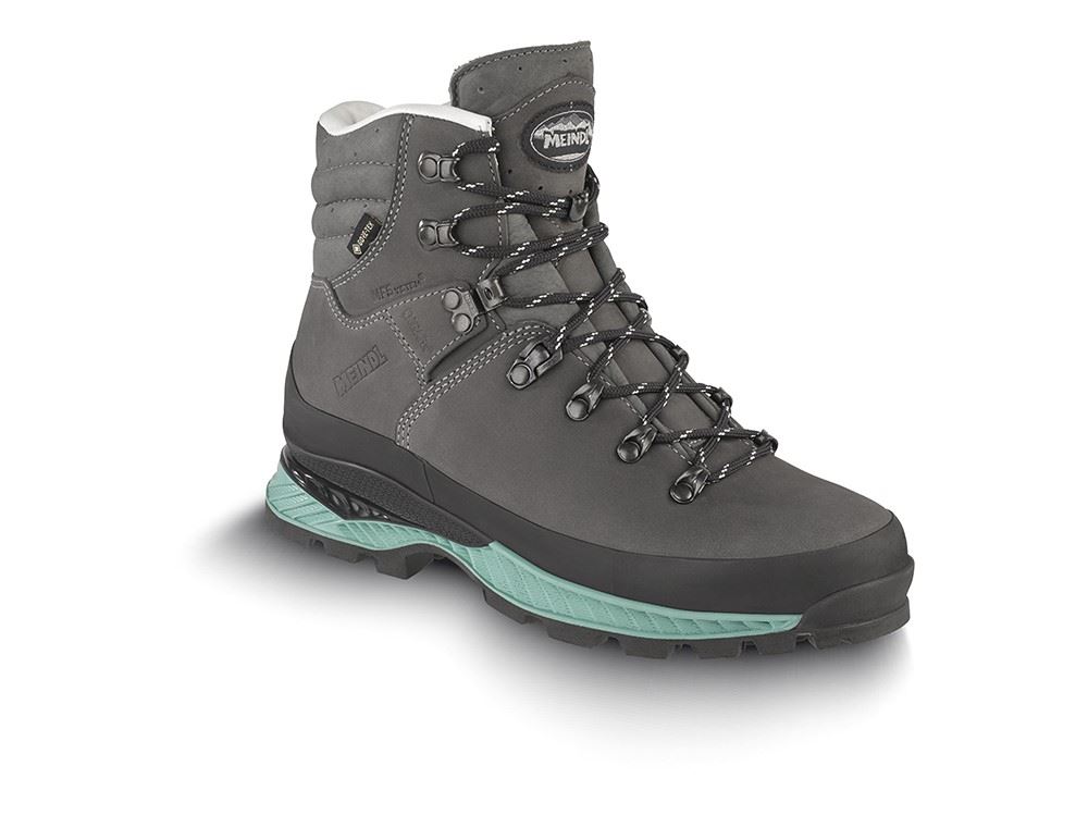 Meindl Island Lady Mfs 3000 Hoge Wandelschoen Dames Grau/Türkis 8