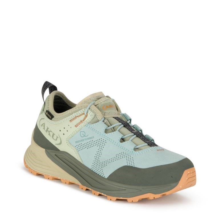 Omnia V-Light Gtx Lage Wandelschoen Dames Light Blue-Light Green 8