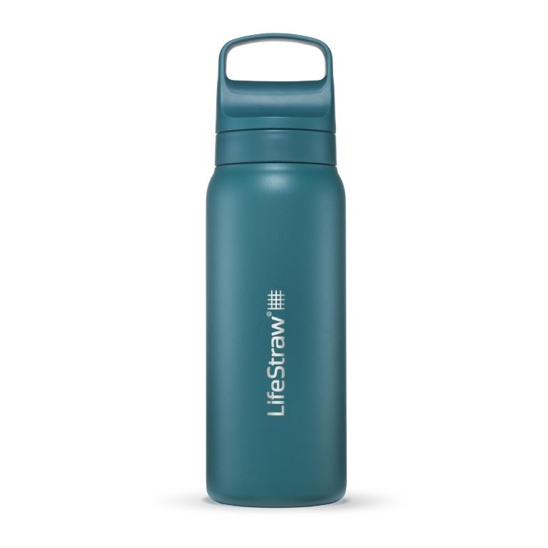 Go 2.0 Rvs Water Filter 700Ml Drinkfles Laguna Teal 700ml