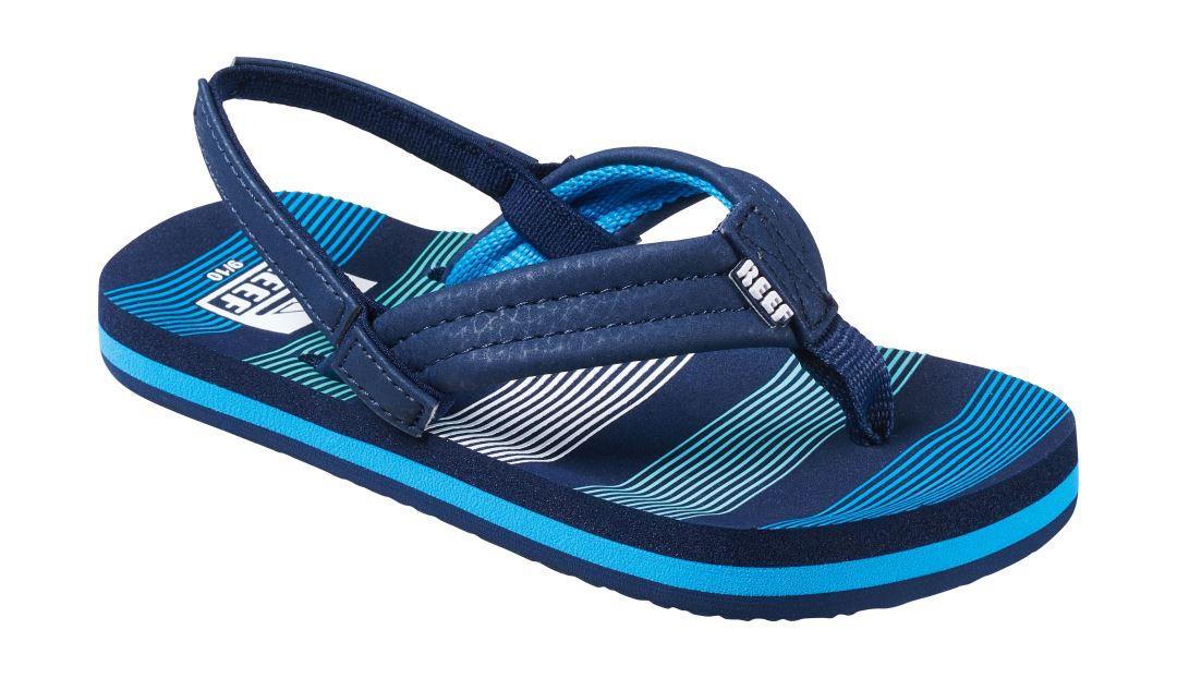 Little Ahi Slipper Kinderen Deep Sea Stripes 12T