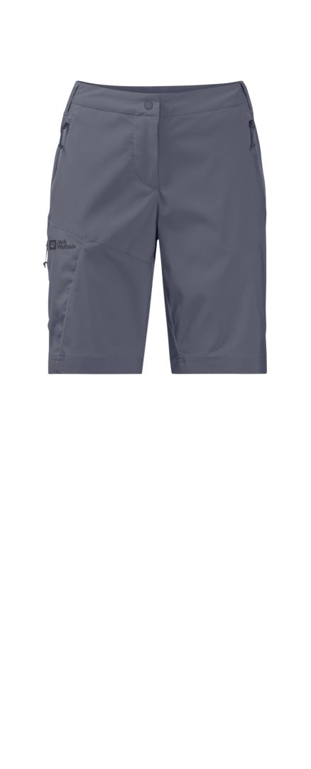 Jack wolfskin Glastal Dames Kortebroek Dolphin 42