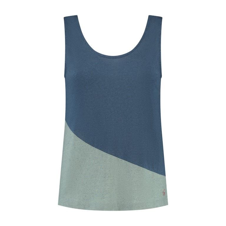 Denimcel Wave Tank Top Hemd Dames Soellaart.nl
