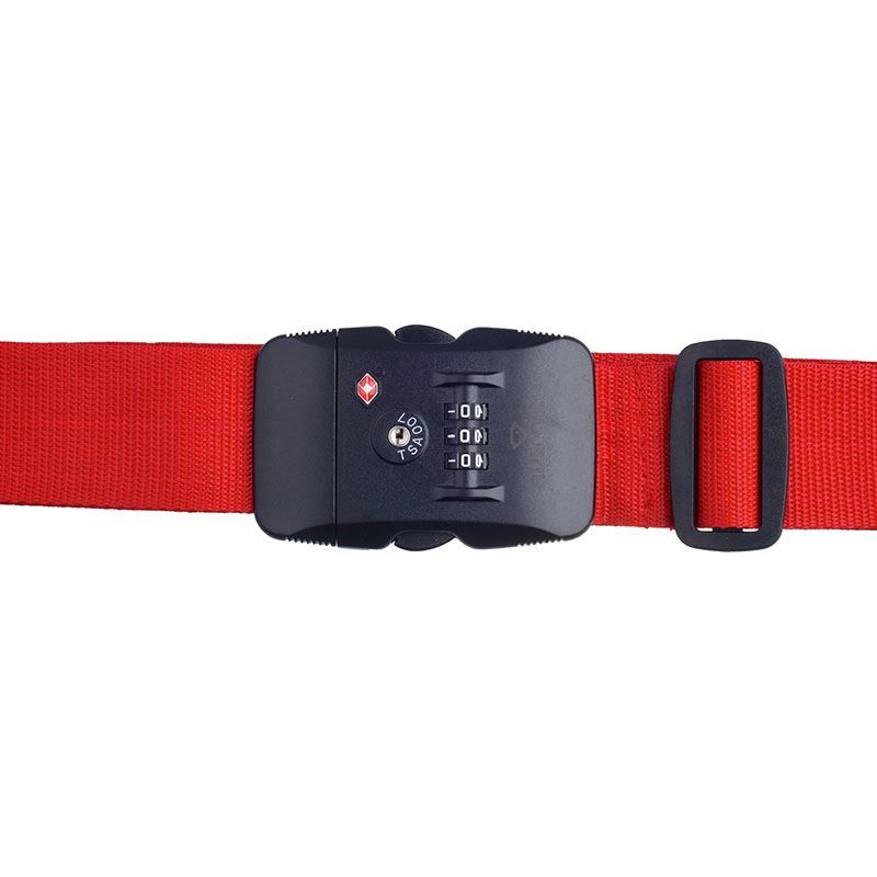 Tsa 3 Dial Luggage Strap Slot Red Soellaart.nl