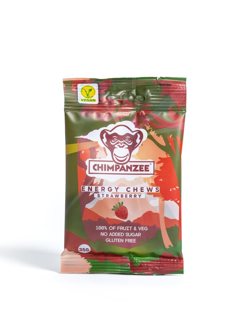 Strawberry Energie Kauwtablet Voedingsreep Soellaart.nl