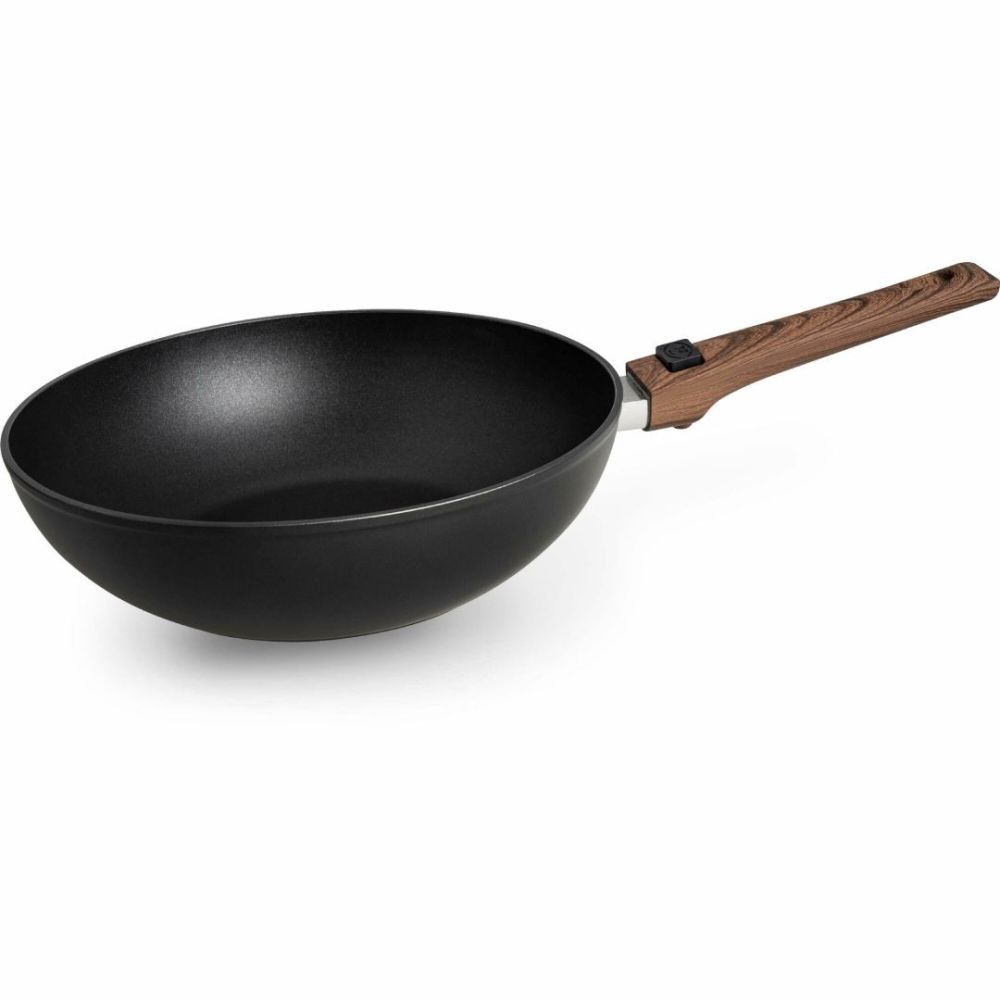 Wajan Deluxe Wokpfanne mit Afn.Stahlpfanne Soellaart.nl