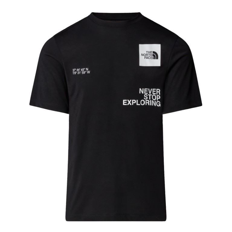 Foundation Mountain Koordinaten T-Shirt Herren Soellaart.nl