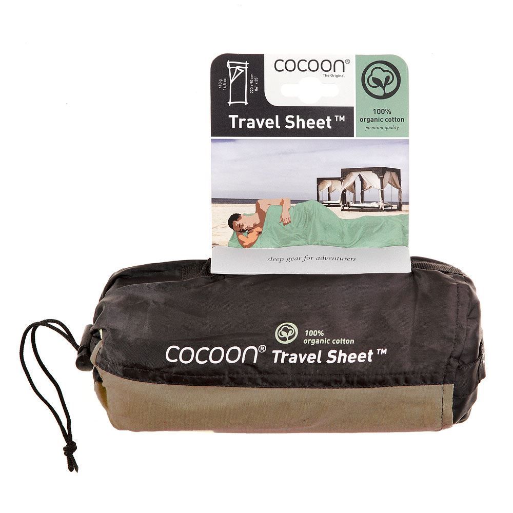 Travelsheet, Organic Cotton, Earth Lakenzak-C8B07103-4E0F-4D15-9490-A2FC9EDA6737 Soellaart.nl