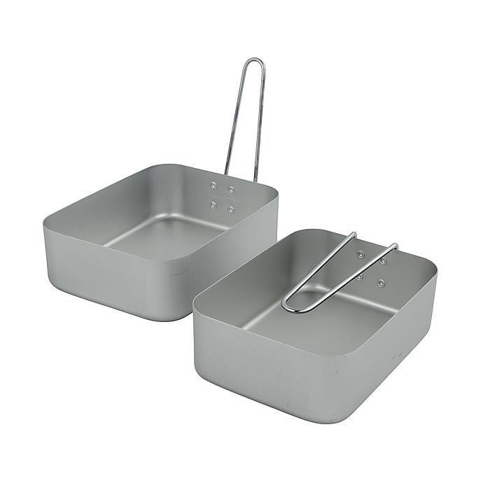 Bo Trailnenset Gamelle 2 Stück Aluminium Pfanne Soellaart.nl