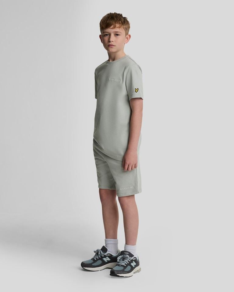 Script Embroidered T-shirt Kinderen Soellaart.nl