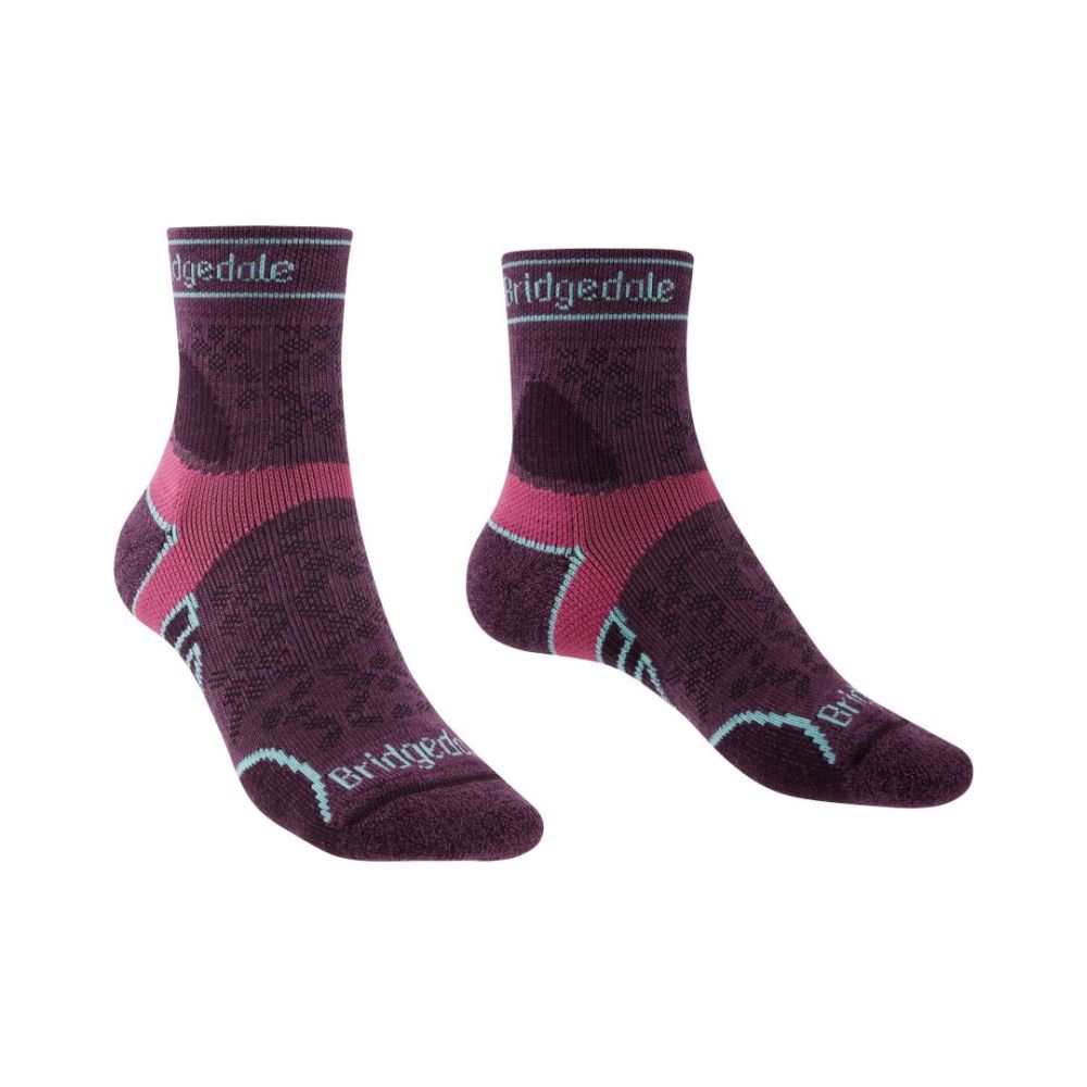 Leichte T2 Merino Sport 3/4 Crew Wandersocke für Damen Soellaart.nl