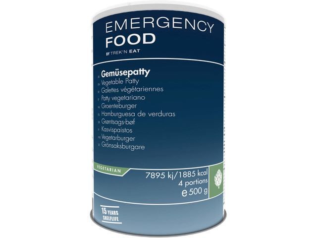 Emergency Food Vegetable Burger Patty Reismaaltijd Soellaart.nl