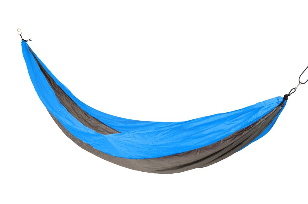 Reishangmat Parachute Hover Blauw/Grijs Hangmat Soellaart.nl