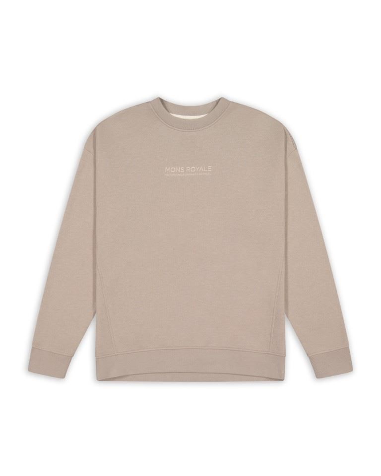 Verdant Merino Organic Cotton Crew Trui Soellaart.nl