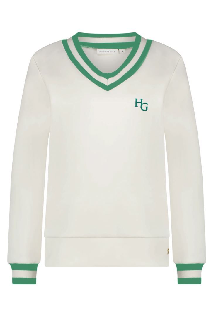 V-Neck Tennis Pullover Damen Soellaart.nl