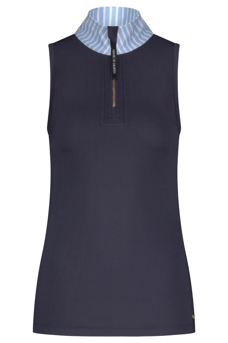 Zipper Tank Workout Top Dames Soellaart.nl