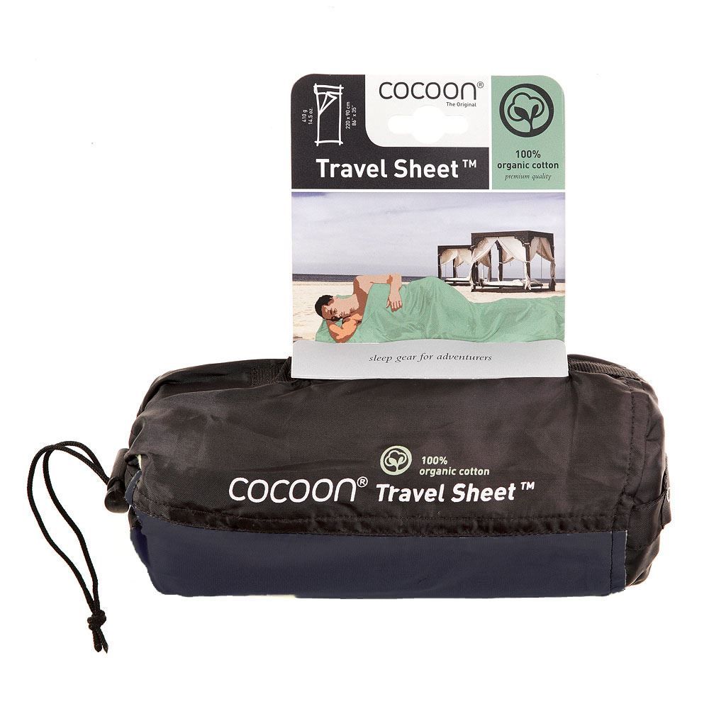 Travelsheet, Organic Cotton, Heather Grey Lakenzak-2EA5780F-EB19-4988-A05E-78206301A712 Soellaart.nl