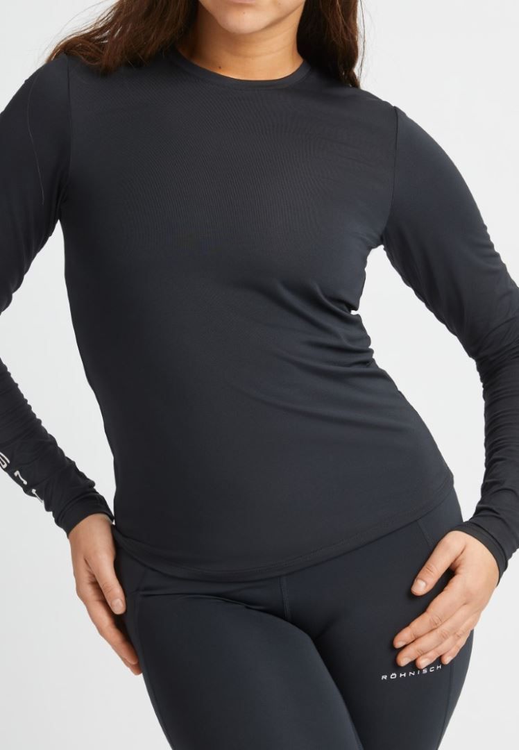 Team Logo Long Sleeve Workout Shirt Ladies Soellaart.nl