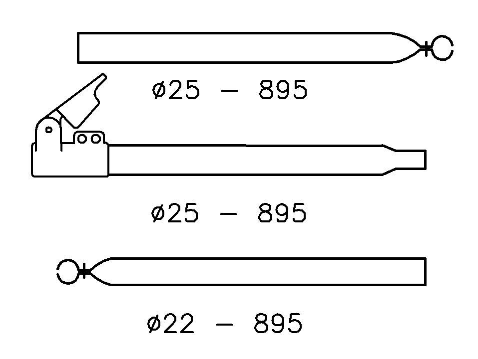 Zak Verandastang 25/22 Mm170 260 Cm+ Qg:Alu. Tentstok Soellaart.nl